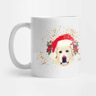 Christmas White Dog Mug